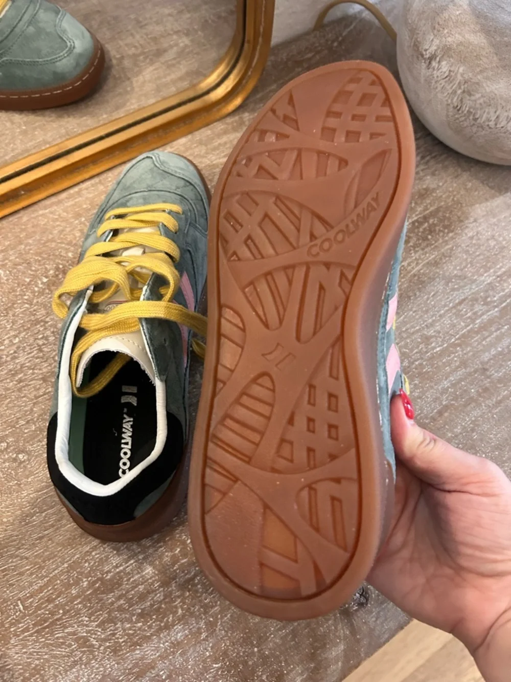 New Coolway Goal Sneakers Urban Outfitters Green - Picture 4 of 5